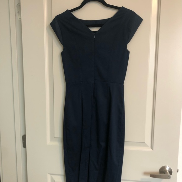 Navy Jewel Dress - French Connection - Picture 8 of 8
